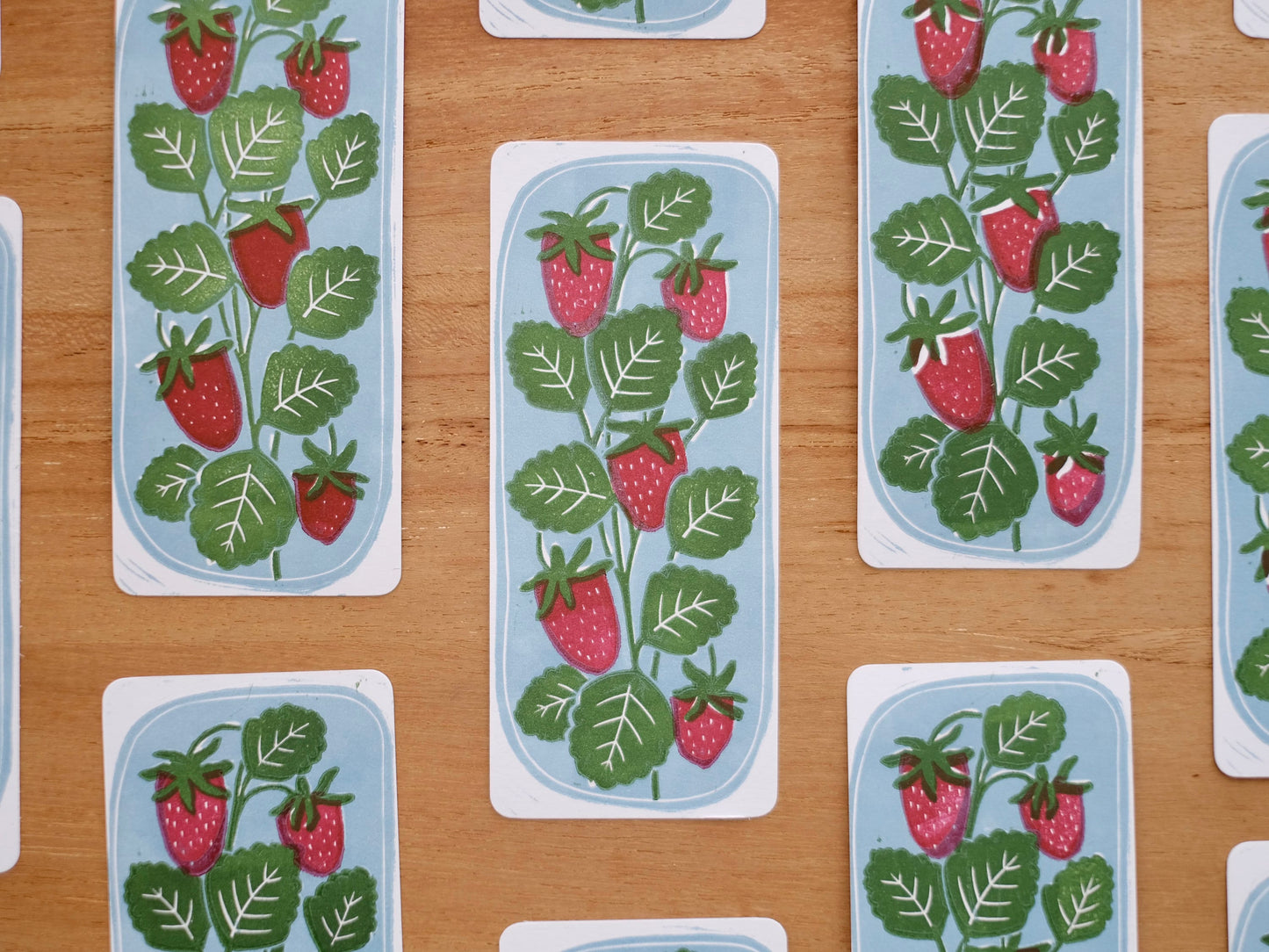 Strawberry Print / Bookmark