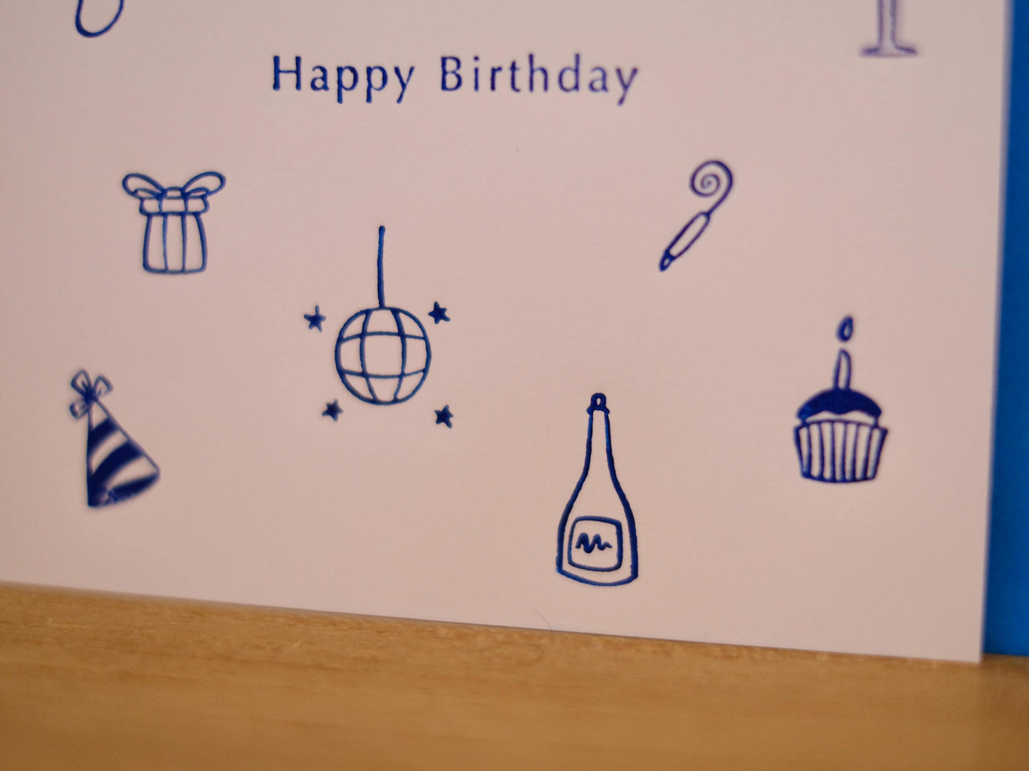 Handmade Birthday Icons Card