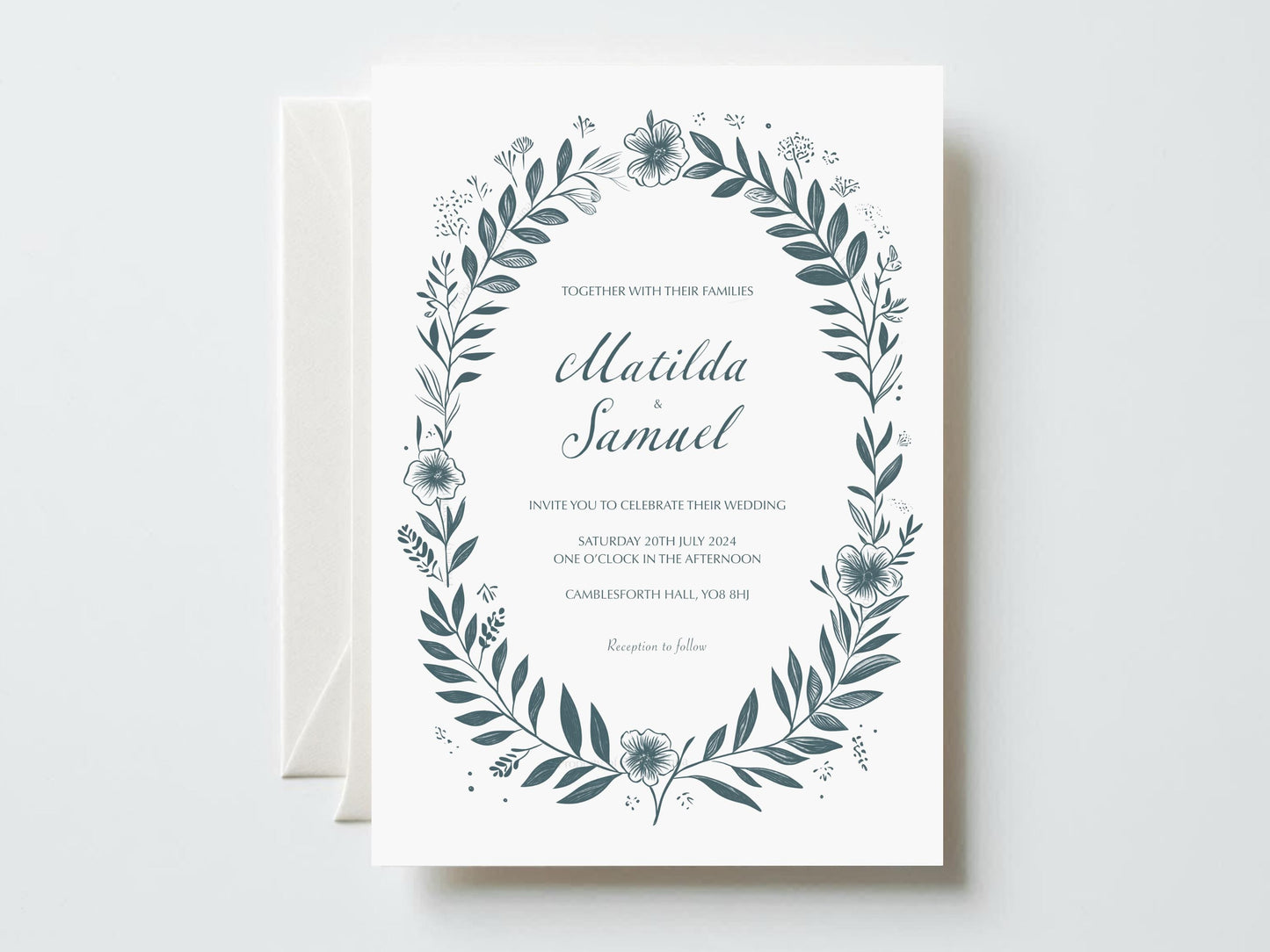 Bespoke Letterpress Wedding Invitations